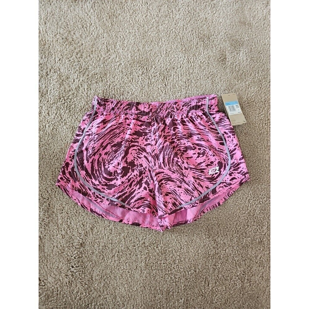 Nike Womens Dri Fit Tempo Icon Clash Running Shorts Medium Pink